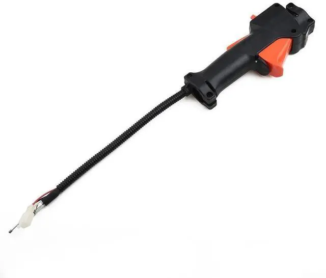 Main image of Throttle Cable Handle with On/Off Kill Switch for 26mm Multi Tool Brush Cutter, 11.22 Inch Wiring, Orange