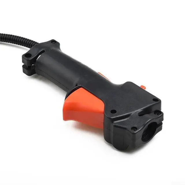 Alt view image 5 of 7 - Throttle Cable Handle with On/Off Kill Switch for 26mm Multi Tool Brush Cutter, 11.22 Inch Wiring, Orange
