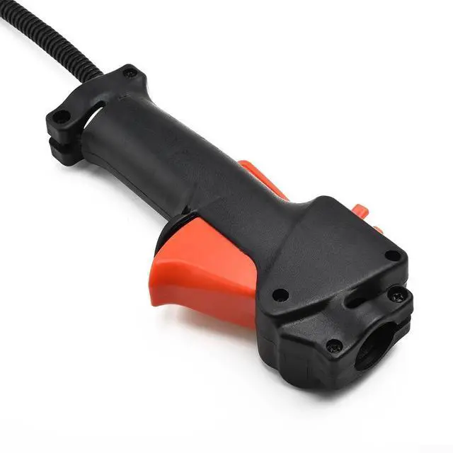 Alt view image 7 of 7 - Throttle Cable Handle with On/Off Kill Switch for 26mm Multi Tool Brush Cutter, 11.22 Inch Wiring, Orange