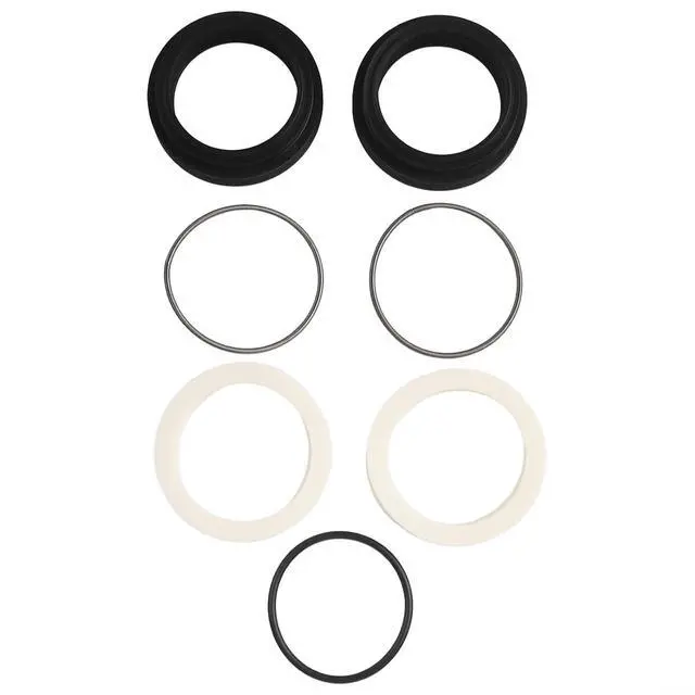 Alt view image 2 of 7 - Bicycle Fork Seal Kit 30-40mm,for FOX for ROCKSHOX for MANITOU for SUNTOUR,Rubber Dust Wiper Oil Seals with Sponges and Springs for MTB Suspension Repair (32x42mm)