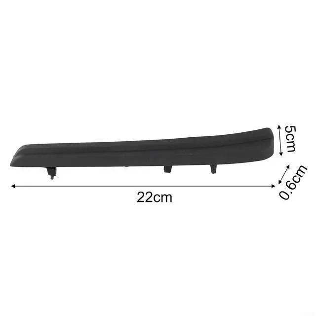 Alt view image 2 of 7 - Right Front Windshield Molding GJ5Z78018A16AB Compatible With Escape 2017-2019 Plastic Direct Replacement Cowl End Seal
