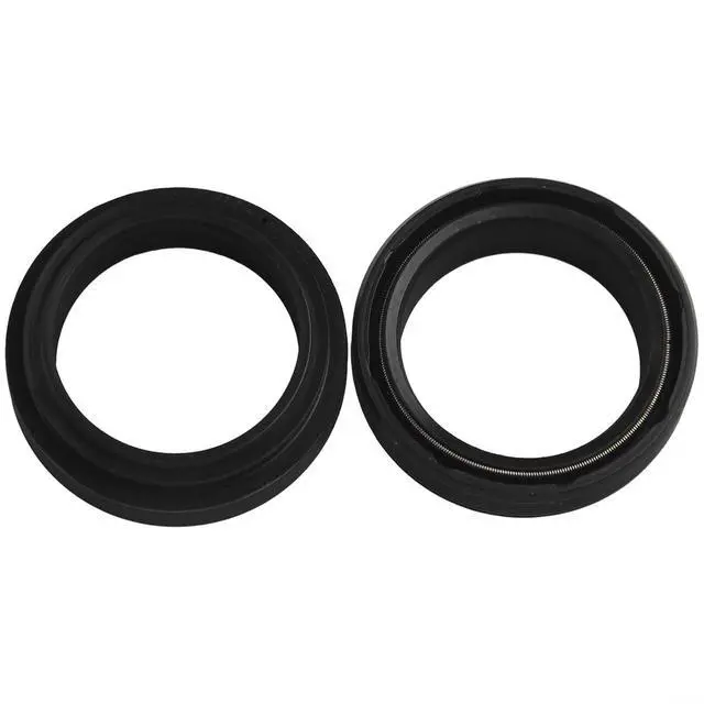 Alt view image 3 of 7 - Bicycle Fork Seal Kit 30-40mm,for FOX for ROCKSHOX for MANITOU for SUNTOUR,Rubber Dust Wiper Oil Seals with Sponges and Springs for MTB Suspension Repair (34x44mm)