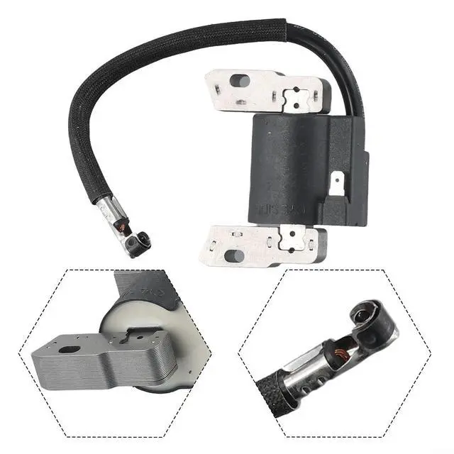 Alt view image 3 of 7 - For Ignition Coil Compatible with 625e 625ex 650 675 7.00 725 Series Lawn Mower Engine Parts Replace 802574 590454 493237 799831 790817 692605 Garden Equipment Outdoor Tool