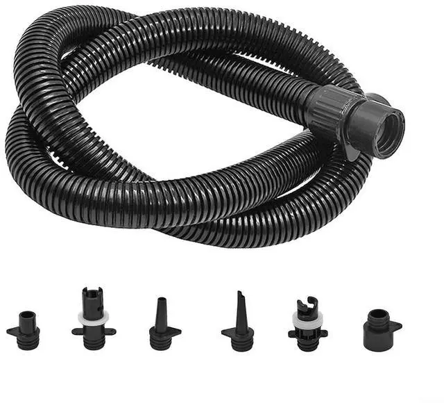 Main image of Air Pump Inflatable Tube Kit with 6 Nozzles for HT-781/HT-782/HT-790/HT-792, 3.3ft Hose Adaptor for Kayak Boat Raft Electric Pump