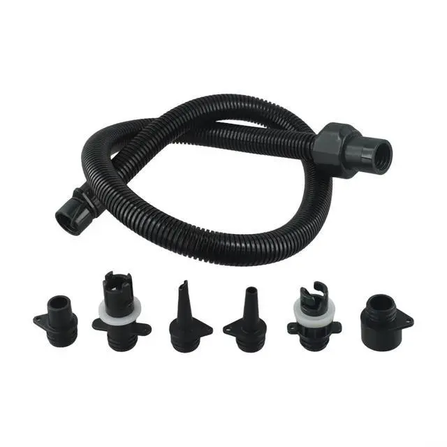 Alt view image 4 of 7 - Air Pump Inflatable Tube Kit with 6 Nozzles for HT-781/HT-782/HT-790/HT-792, 3.3ft Hose Adaptor for Kayak Boat Raft Electric Pump