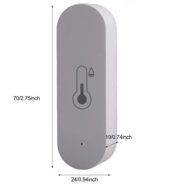 Alt view image 6 of 7 - WiFi Smart Thermometer And Hygrometer, Indoor Wireless for temperature Humidity Sensor With App Alerts, Voice Control, -20°C To 60°C Range For Home Greenhouse Office