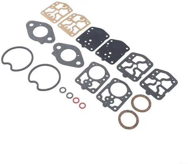 Main image of Carburetor Rebuild Kit 40HP 45HP 50HP Outboard Motors Includes Paper Gaskets Compatible With Parts 1395-9024 18-7215 To Restore Fuel Efficiency And Power(2 set)
