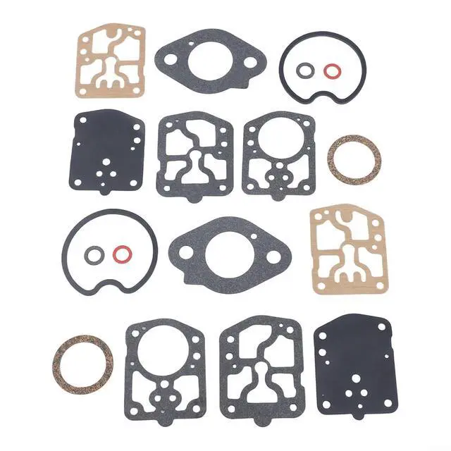 Alt view image 5 of 7 - Carburetor Rebuild Kit 40HP 45HP 50HP Outboard Motors Includes Paper Gaskets Compatible With Parts 1395-9024 18-7215 To Restore Fuel Efficiency And Power(2 set)