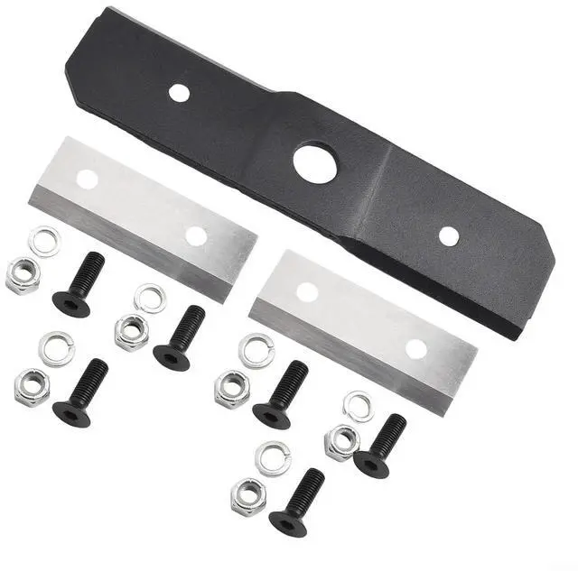 Main image of Shredder and Chipper Blade Kit, Replaces 742-04050 742-0544 942-0544, Includes Hardware, 3-Pack Replacement Parts for Outdoor Power Equipment
