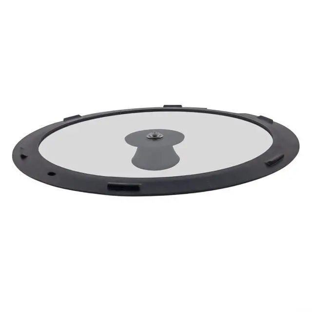 Alt view image 5 of 7 - Silicone Pot Lid With Tempered Glass Window,Heat-Resistant Anti-Spill Cover With Steam Vent And Anti-Scald Handle For Kitchen Cooking, 20Cm, White(A 26CM)