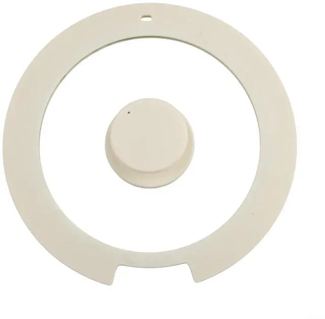 Main image of Silicone Pot Lid With Tempered Glass Window,Heat-Resistant Anti-Spill Cover With Steam Vent And Anti-Scald Handle For Kitchen Cooking, 20Cm, White(B 18CM)
