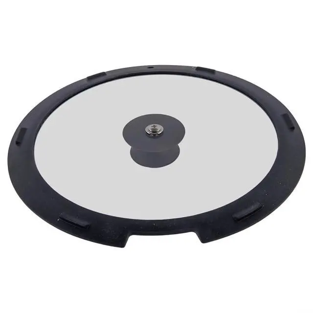 Alt view image 6 of 7 - Silicone Pot Lid With Tempered Glass Window,Heat-Resistant Anti-Spill Cover With Steam Vent And Anti-Scald Handle For Kitchen Cooking, 20Cm, White(A 26CM)