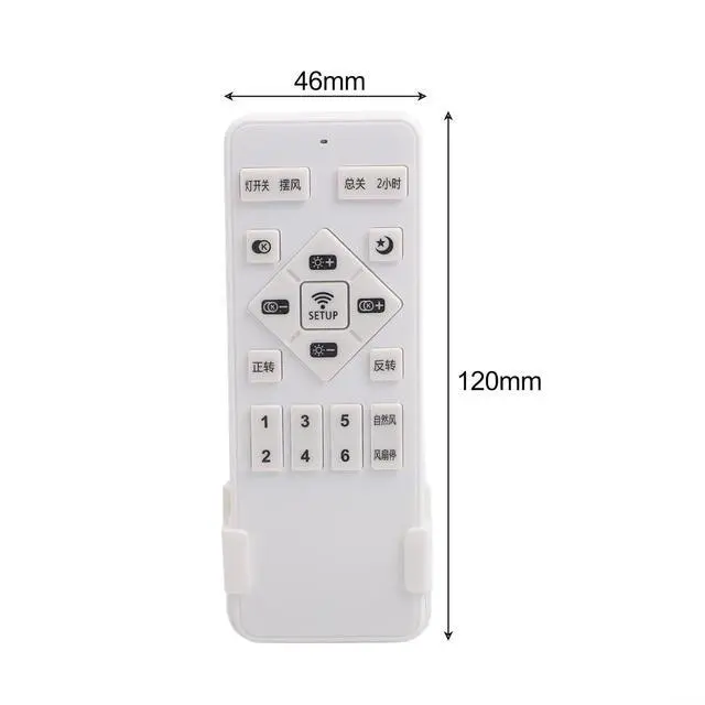Alt view image 6 of 7 - Fan Light Driver Controller With 2.4G Remote And APP Control, Dimmable LED Timer Variable For Ceiling Fan, for frequency Conversion Inverter Motor Driver, White