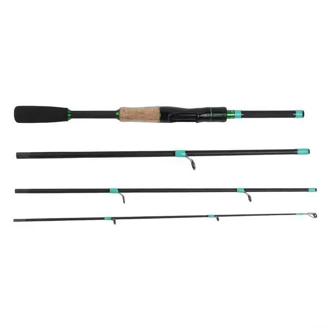Alt view image 6 of 7 - Fishing Rod 1.65m-2.1m Multi-Section Fiberglass Spinner Baitcasting M Tone 2500G Load-Bearing Smooth Line Guide For Lure Fishing(E)