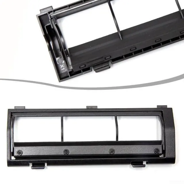 Alt view image 2 of 7 - Replacement Main Brush Guard Cover S1 S1 Pro V9 RC400 Dustin Orb-i Ultra-Vision Robot Vacuum Cleaners Black Black Plastic Accessory, Black Plastic Accessory