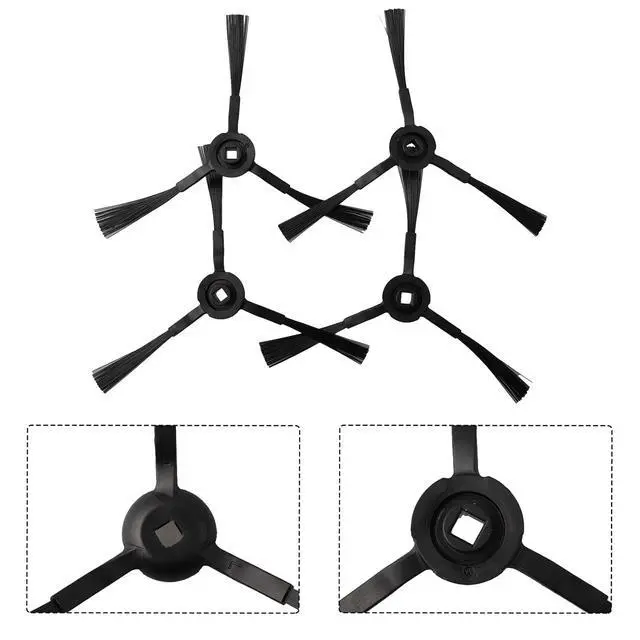 Alt view image 2 of 7 - Vacuum Side Brushes Compatible L35 For Hybrid,L35 For Hybrid+,LR30 For Hybrid+ Robot Vacuum Cleaner Replacement Parts,4-Pack