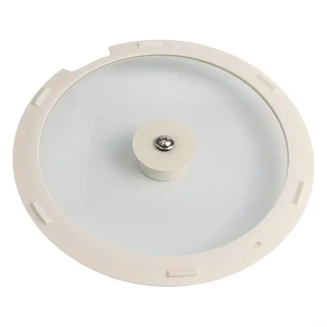 Alt view image 7 of 7 - Silicone Pot Lid With Tempered Glass Window,Heat-Resistant Anti-Spill Cover With Steam Vent And Anti-Scald Handle For Kitchen Cooking, 20Cm, White(B 26CM)