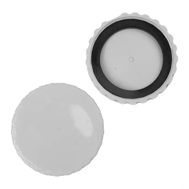 Alt view image 3 of 6 - For Intex Ground Swimming Pool Inlet,Replacement Parts Kit With Leak-Proof Sealing Covers,Frost Resistant Plastic Fittings For Pools With Shut-Off Valves, Grey, 2-Pack