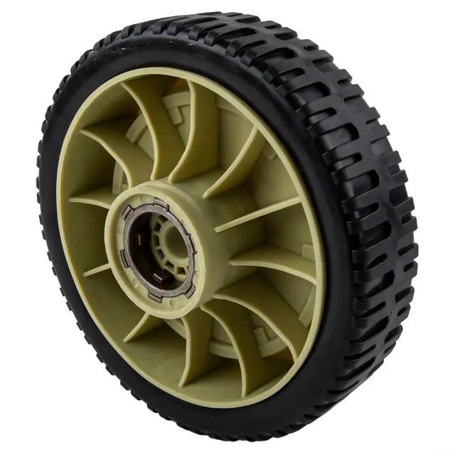 Alt view image 3 of 7 - Lawn Mower Wheel for HRJ216 HR215 HR196, Self-Propelled Rear Wheel Replacement with Enhanced Traction, Plastic Hub for Easy Installation on Uneven Terrain, Gray, 1 Pack