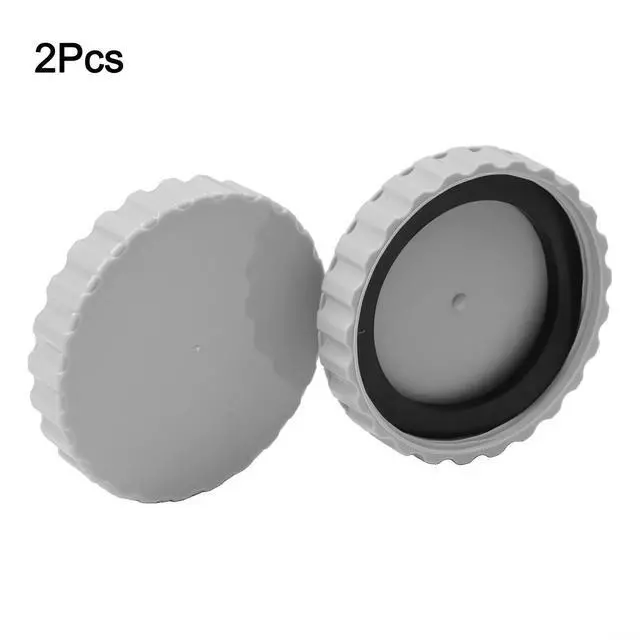 Alt view image 6 of 6 - For Intex Ground Swimming Pool Inlet,Replacement Parts Kit With Leak-Proof Sealing Covers,Frost Resistant Plastic Fittings For Pools With Shut-Off Valves, Grey, 2-Pack