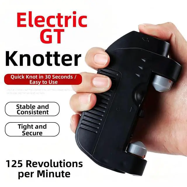 Alt view image 5 of 7 - Electric Lure GT Knotter - Professional Fishing Tool, Quick Fishing Knot Tying Tool, Automatic Knotting Machine Tying Device Fishing Hook Tier Knots Lure Tool for Fishing Lovers