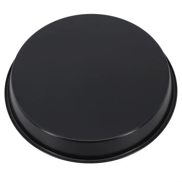 Alt view image 7 of 7 - Non-Stick Pizza Pan, 6-10 Inch Carbon Steel Baking Tray For Microwave Oven, Round Crisper Plate For Cooking Pizza, Meat, Fish, And Chicken, Black(D)