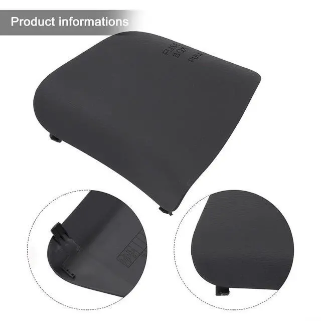 Alt view image 5 of 7 - Fuse Relay Box Block Cap for CX-5 2013-2016 KD45-68-381 Black ABS Replacement Cover Prevents Particles Entry Easy Install