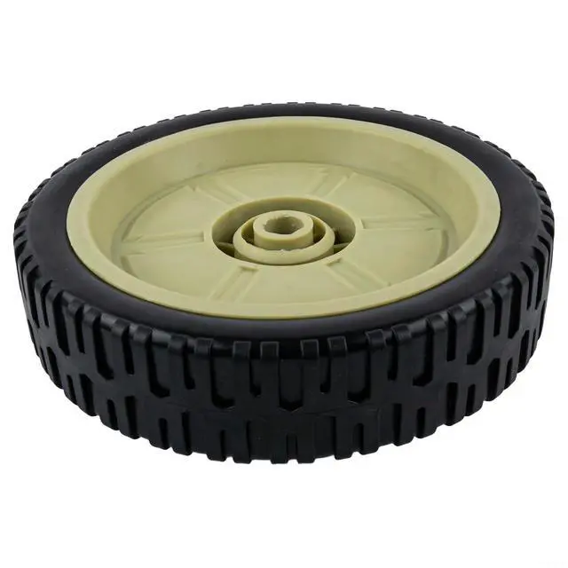 Alt view image 7 of 7 - Lawn Mower Wheel for HRJ216 HR215 HR196, Self-Propelled Rear Wheel Replacement with Enhanced Traction, Plastic Hub for Easy Installation on Uneven Terrain, Gray, 1 Pack