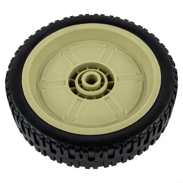 Alt view image 6 of 7 - Lawn Mower Wheel for HRJ216 HR215 HR196, Self-Propelled Rear Wheel Replacement with Enhanced Traction, Plastic Hub for Easy Installation on Uneven Terrain, Gray, 1 Pack