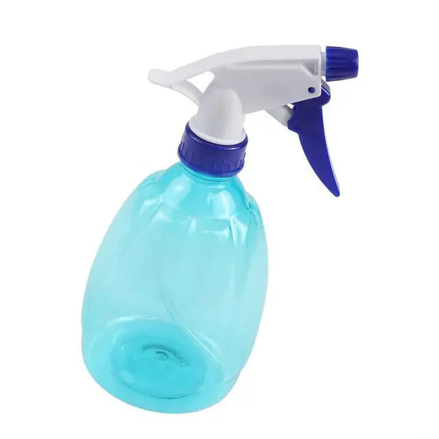 Alt view image 6 of 7 - Spray Bottle 500ml Clear Plastic Trigger Sprayer for Plants Cleaning Hair Essential Oils Mist Watering Can Garden Home Blue (Blue)