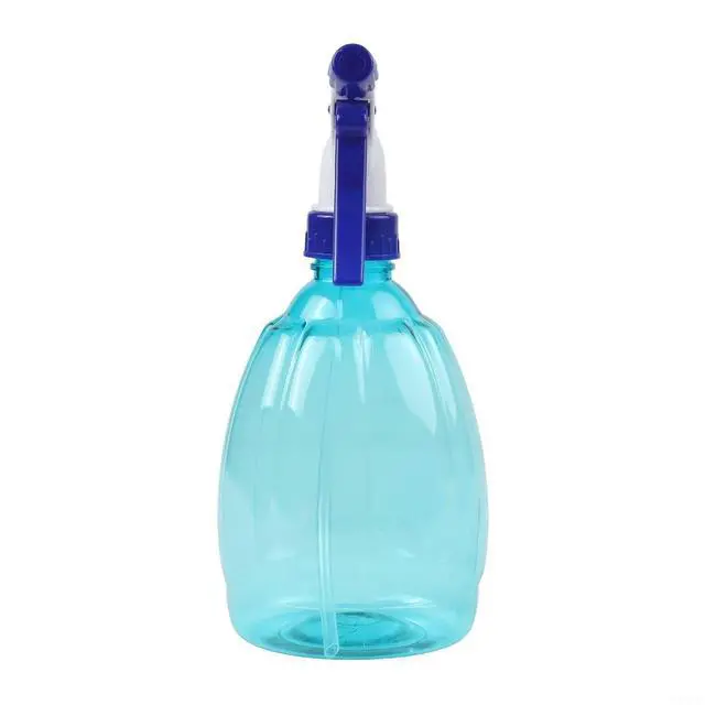 Alt view image 7 of 7 - Spray Bottle 500ml Clear Plastic Trigger Sprayer for Plants Cleaning Hair Essential Oils Mist Watering Can Garden Home Blue (Blue)