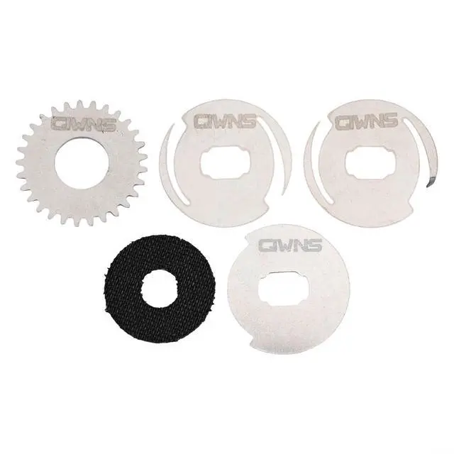 Alt view image 7 of 7 - For SLX Fishing Baitcasting Reel Drag Clicker Kit with Carbon Brake Pad, Gear Sprocket, Pressure Plate & Metal Washers, Right Hand Repair Parts, Black/Silver