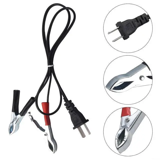 Alt view image 3 of 7 - 23.6" 12V DC Generator Battery Charging Cable, EF2000ISV2, GP2500i, Plastic And Metal Materials V Type Battery Charging Cable