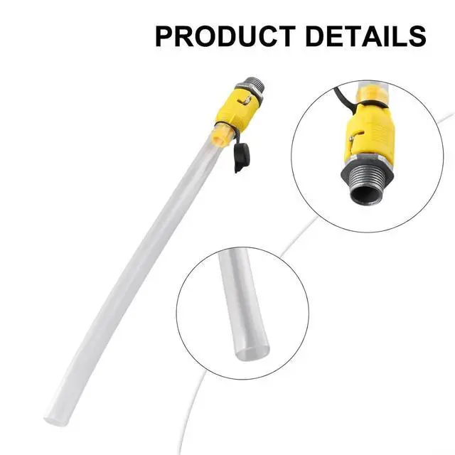 Alt view image 3 of 7 - Oil Drain Valve 125-508 For Craftsman, Zinc Alloy Quick Pull Replacement For 181654 428287 532428287 951-10517A, Fits 3/8in NPTF Thread With 1/2in Hose