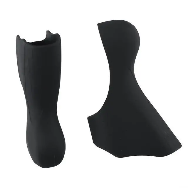 Alt view image 5 of 7 - 105 ST-6700 Brake Lever Hood Covers, Silica Gel Shifter Hoods For Road Bike 10 Speed, Anti-Slip Protective Grips (1 Pair)(Black)