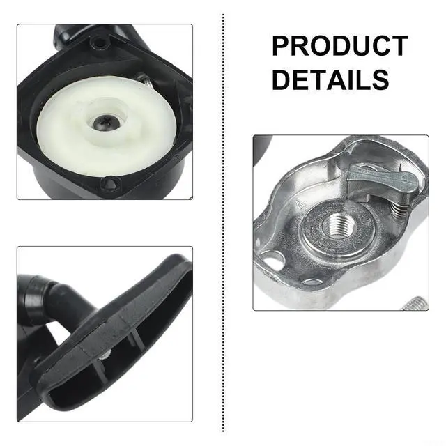 Alt view image 3 of 7 - Starter Pull Plate Kit for EB260 1E34FB Blower Engine, Recoil Starter and Pawl Screw Assembly with Claw Cup for Garden Yard Equipment Repair, for Easy Install Replacement Parts Black