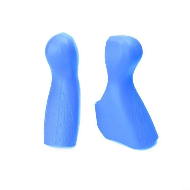 Alt view image 5 of 7 - 105 ST-6700 Brake Lever Hood Covers, Silica Gel Shifter Hoods For Road Bike 10 Speed, Anti-Slip Protective Grips (1 Pair)(Blue)