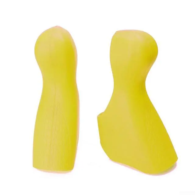 Alt view image 5 of 7 - For Ultegra 105 ST-6700 Brake Lever Hood Covers, Silica Gel Shifter Hoods For Road Bike 10 Speed, Anti-Slip Protective Grips (1 Pair)(Yellow)