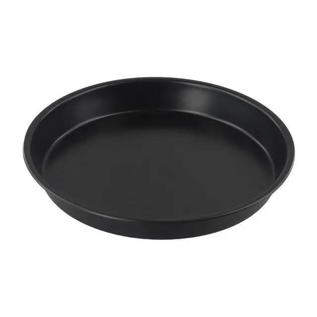 Alt view image 7 of 7 - Non-Stick Pizza Pan, 6-10 Inch Carbon Steel Baking Tray For Microwave Oven, Round Crisper Plate For Cooking Pizza, Meat, Fish, And Chicken, Black(C)