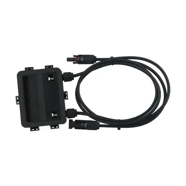 Alt view image 3 of 7 - Solar PV Junction Box, 180-300W DC 1000V IP65 Waterproof for Double Sided Connector for Solar Panel, Black