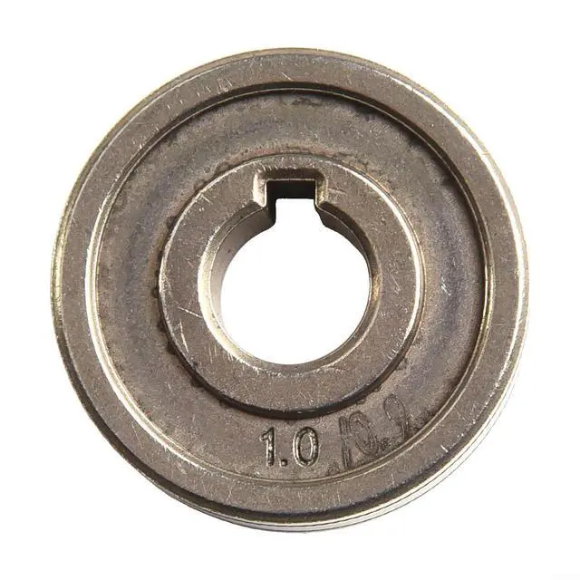 Alt view image 5 of 6 - MIG Welder Drive Rolls For .023, .030, .035, .045 Inch Wire, Wire Feed Roller With Knurled, V, And U Groove Profiles For Gas Shielded Welding Equipment(#10)