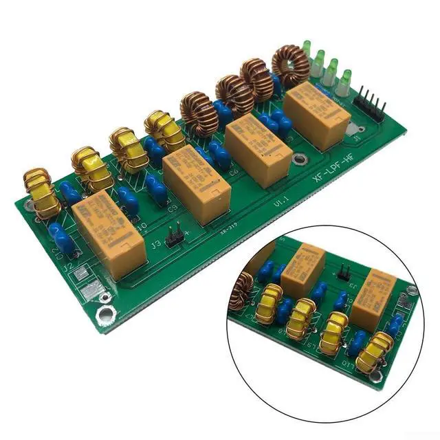 Alt view image 2 of 6 - HF Low Pass Filter 3.5MHz-30MHz 100W for Shortwave Radios Assembled