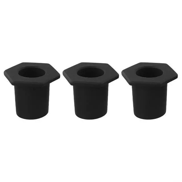 Alt view image 2 of 7 - 3 Pack Silicone Umbrella Hole Rings for Patio Tables, 1.8 Inch Black Grommets for Outdoor Garden Furniture, Weatherproof for STABILIZER Inserts (3pcs)