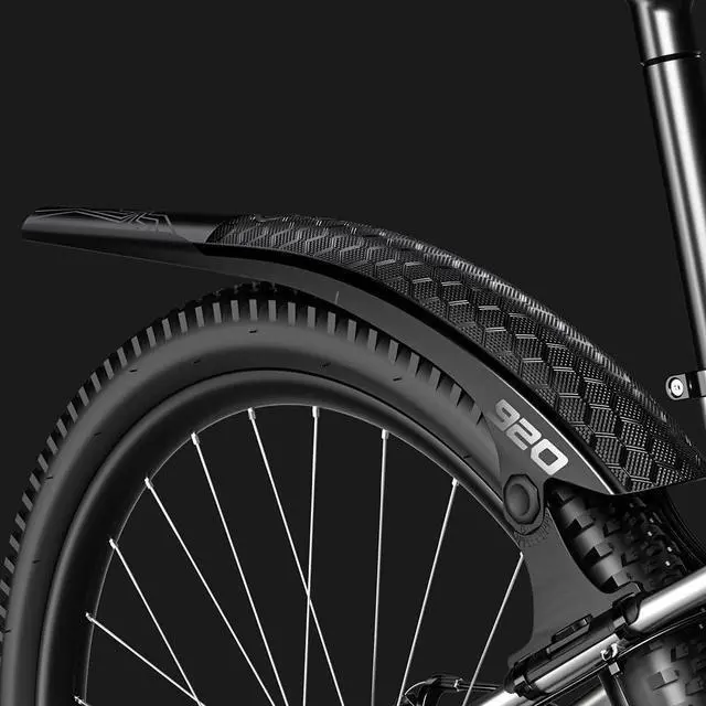 Alt view image 4 of 7 - Bicycle Mudguard For 26" 27.5" 29" Mountain Bikes, Adjustable Quick Release Front Rear For FENDER Set, Wide Tire Compatibility Up To 70Mm, Black ABS Mud Flap(rear only)