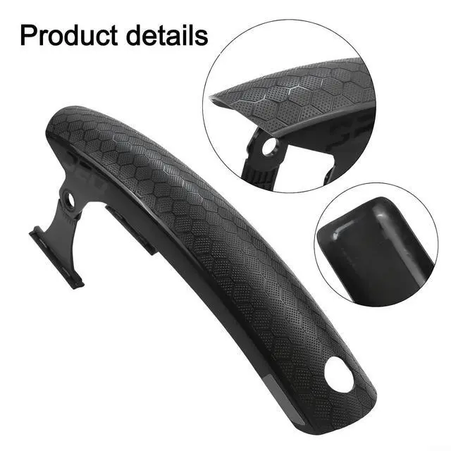 Alt view image 3 of 7 - Bicycle Mudguard For 26" 27.5" 29" Mountain Bikes, Adjustable Quick Release Front Rear For FENDER Set, Wide Tire Compatibility Up To 70Mm, Black ABS Mud Flap(rear+front)
