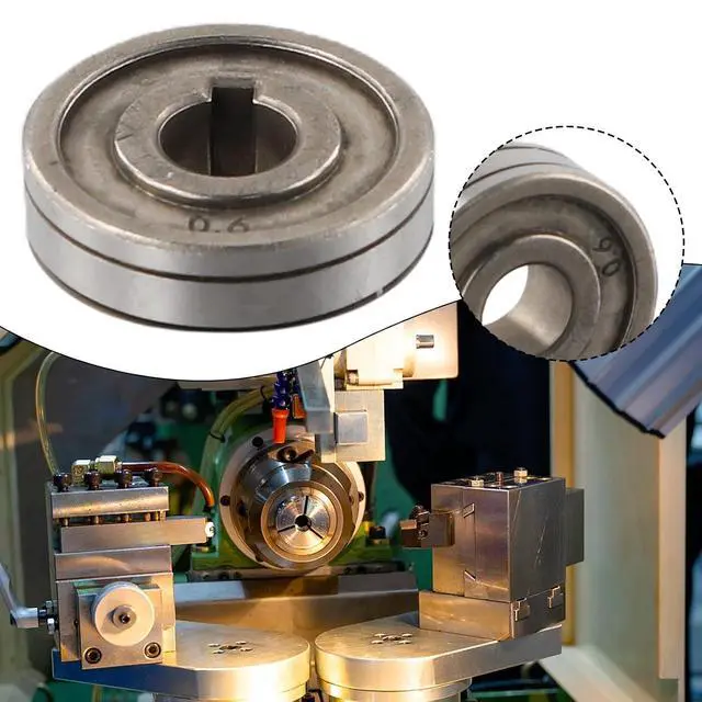 Alt view image 3 of 7 - MIG Welder Drive Rolls For .023, .030, .035, .045 Inch Wire, Wire Feed Roller With Knurled, V, And U Groove Profiles For Gas Shielded Welding Equipment(#6)