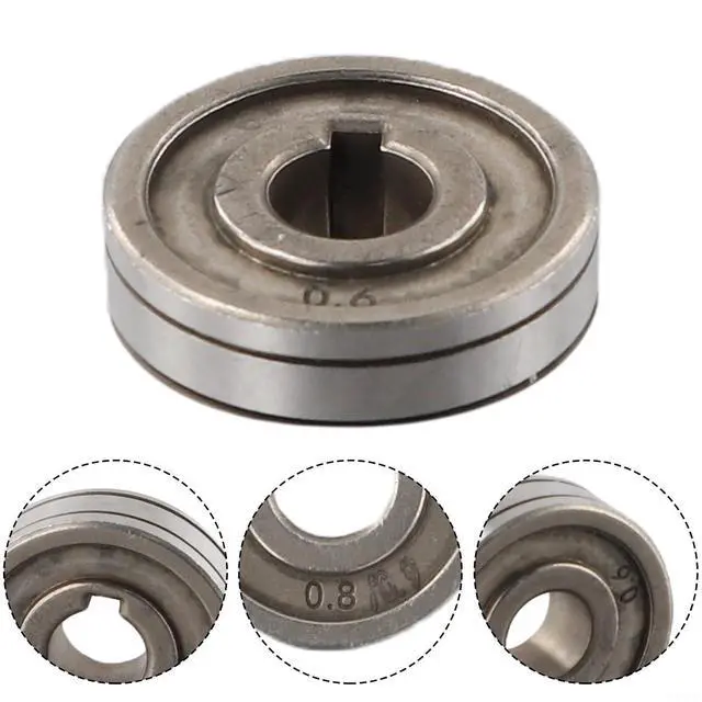 Alt view image 2 of 7 - MIG Welder Drive Rolls For .023, .030, .035, .045 Inch Wire, Wire Feed Roller With Knurled, V, And U Groove Profiles For Gas Shielded Welding Equipment(#6)