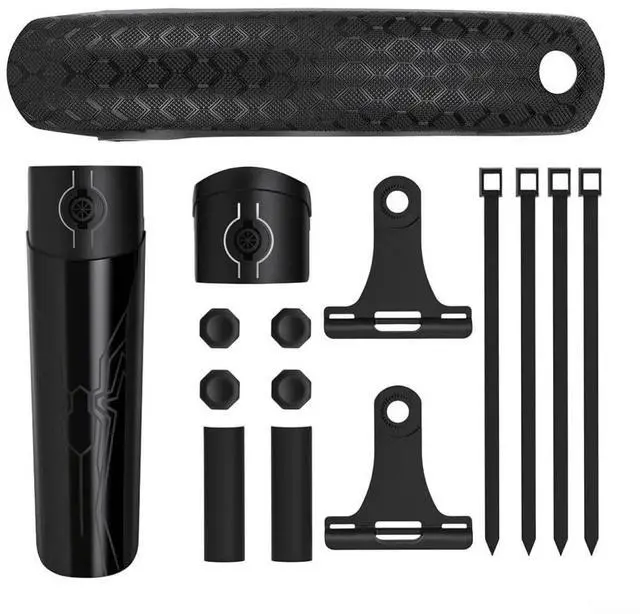 Main image of Bicycle Mudguard For 26" 27.5" 29" Mountain Bikes, Adjustable Quick Release Front Rear For FENDER Set, Wide Tire Compatibility Up To 70Mm, Black ABS Mud Flap(rear only)