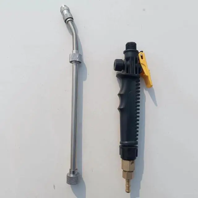 Alt view image 2 of 7 - Spray Wand Replacement Extension Rod, Stainless Steel Metal Sprayer Wand with Adjustable Nozzle for Pressure Washer, 28cm/48cm/56cm/72cm (36cm)