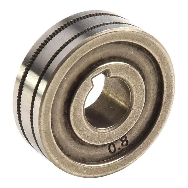 Alt view image 6 of 6 - MIG Welder Drive Rolls For .023, .030, .035, .045 Inch Wire, Wire Feed Roller With Knurled, V, And U Groove Profiles For Gas Shielded Welding Equipment(#10)